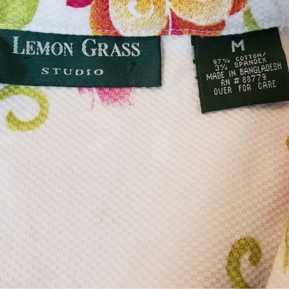 VINTAGE LEMON GRASS STUDIO FLORAL JACKET - Picture 3 of 4